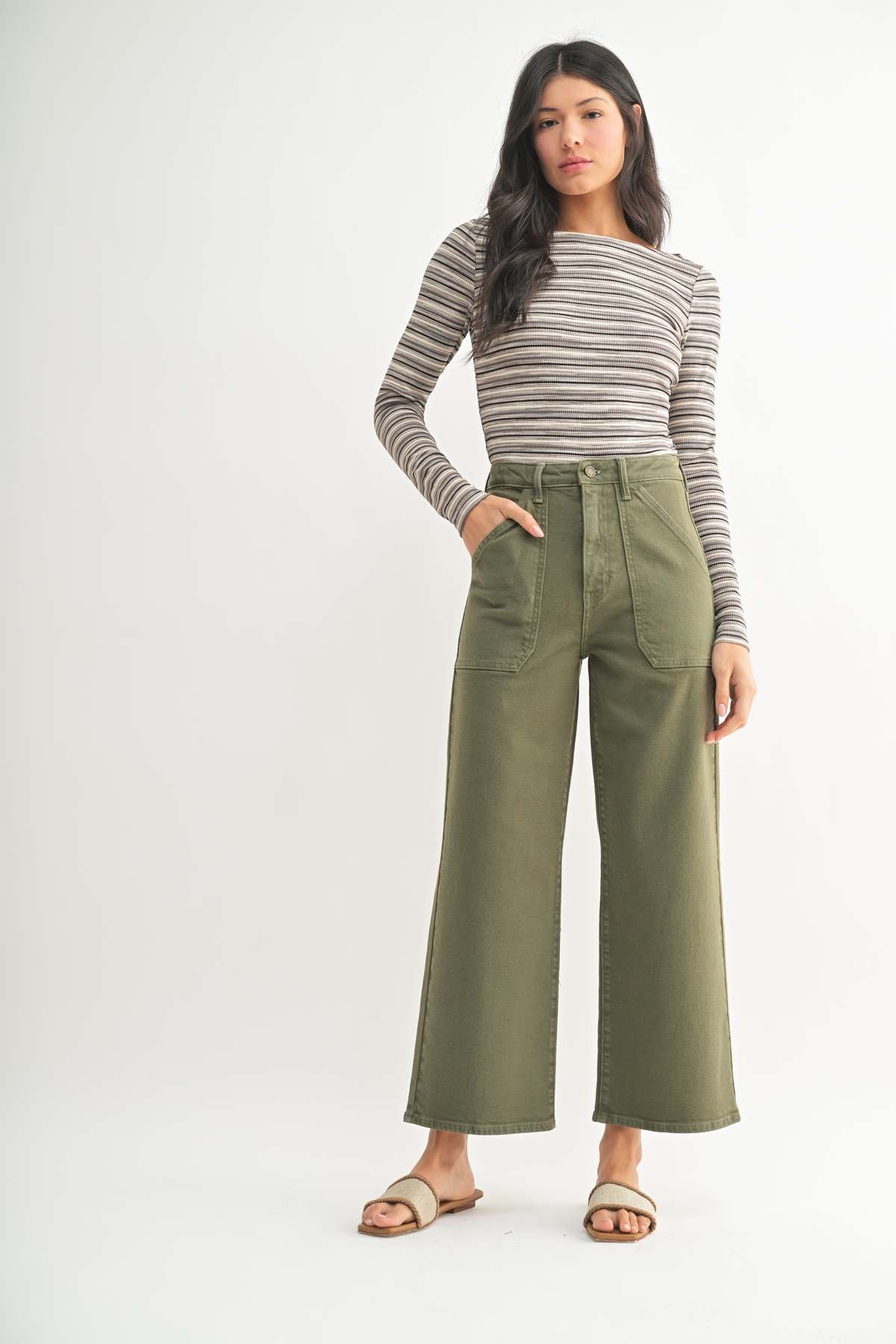 Just Black Denim The Patch Pocket Wide Leg - Image 15 of 28