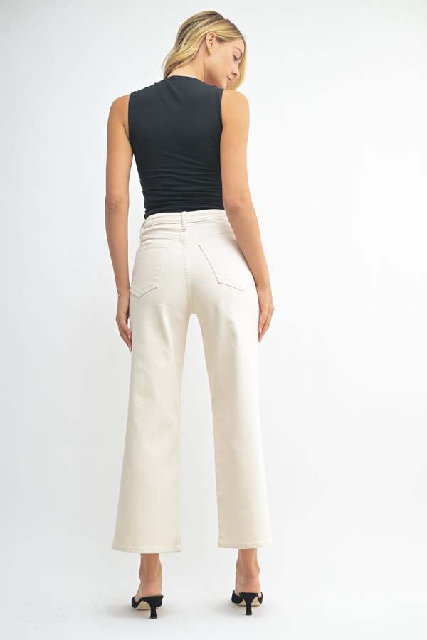 Just Black Denim The Patch Pocket Wide Leg