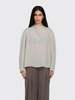 AMOMENTO Raglan Cupro Top - Beige - Thumbnail 1