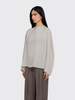 AMOMENTO Raglan Cupro Top - Beige - Thumbnail 2
