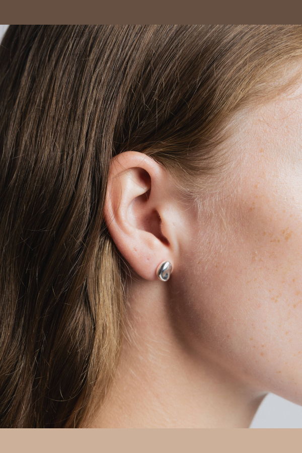 Wolf Circus Bean Stud Earrings