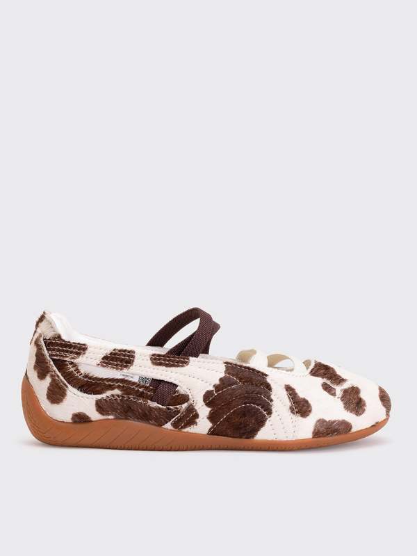 Puma Speedcat Ballet Cow Ballet Flats - Brown Puma Speedcat Ballet Cow Ballet Flats - Brown
