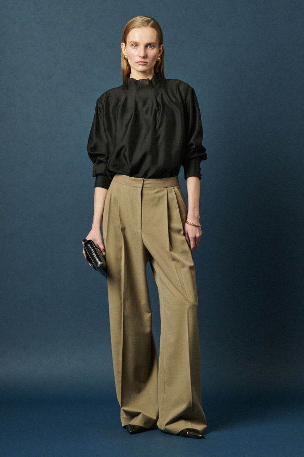 MAISON DE INES (SET-UP) STRUCTURED TAILORED WIDE PANTS