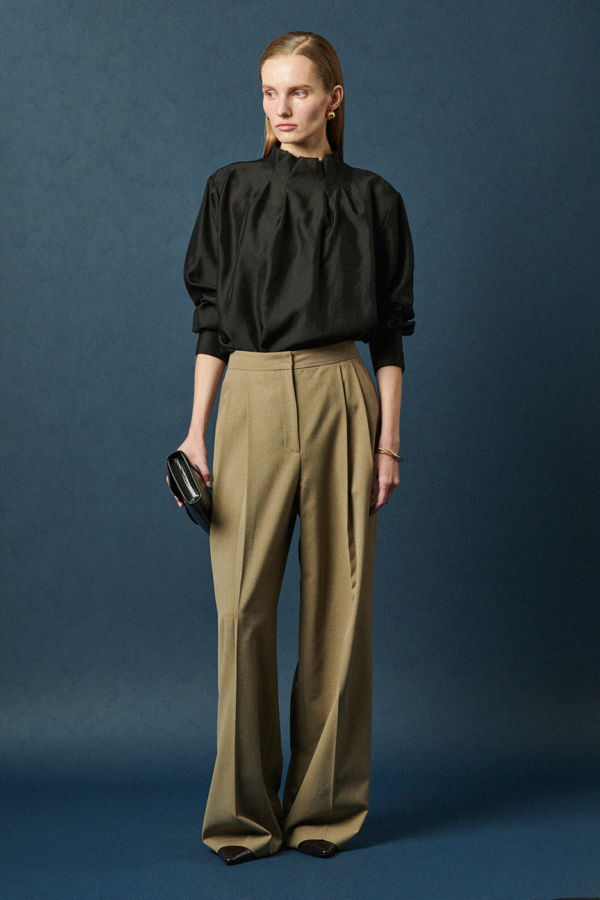 MAISON DE INES (SET-UP) STRUCTURED TAILORED WIDE PANTS