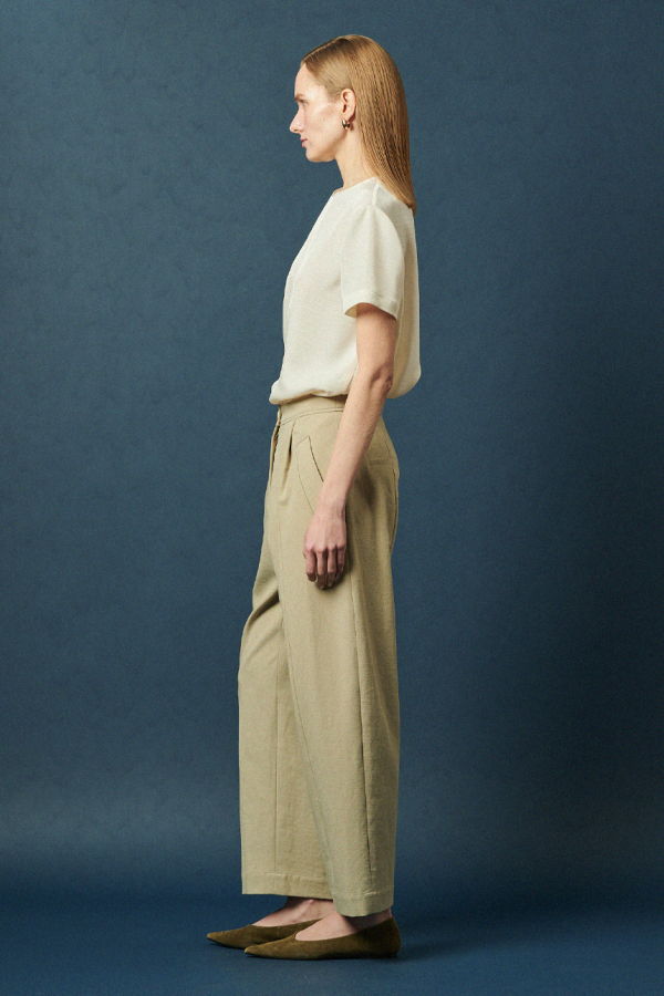 Maison De Ines Cotton Straight Pants