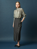 MAISON DE INES (SET-UP) TAILORED WRAP MIDI SKIRT - Thumbnail 2