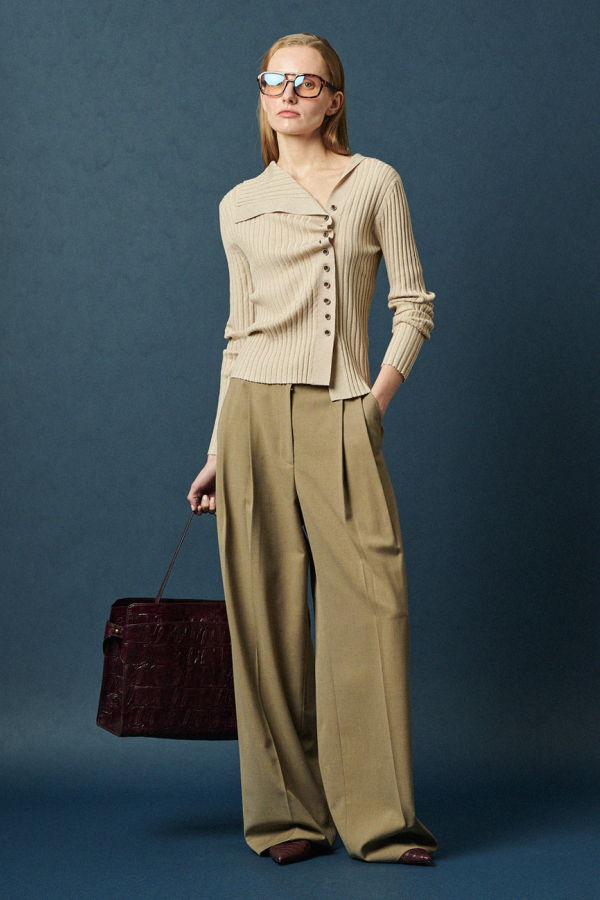 Maison De Ines Sailor Rib Knit Cardigan