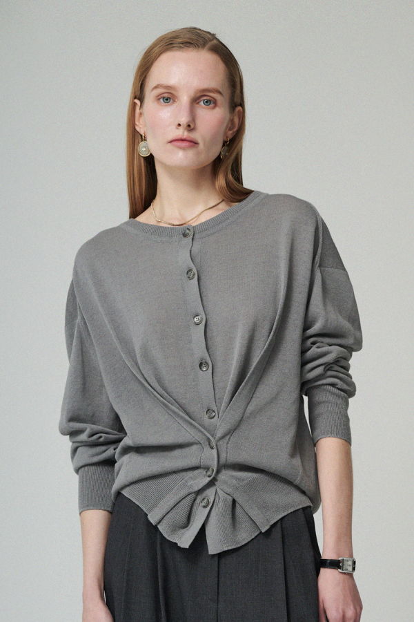 Maison De Ines Button Detail Knit Cardigan