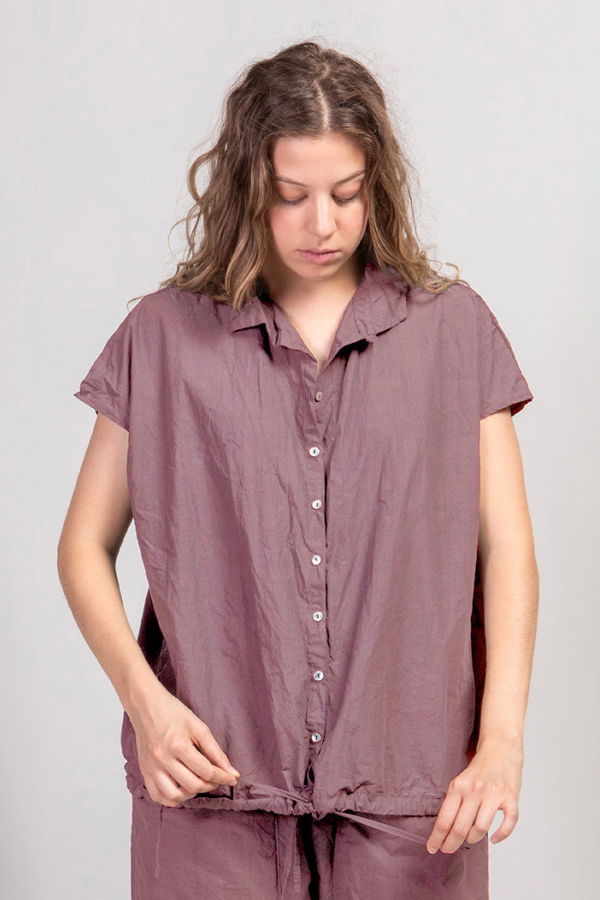 シャツ/ブラウス(半袖/袖なし) album di famiglia SHORT SLEEVELESS SHIRT Album Di Famiglia - Short Sleeveless Shirt TC Black