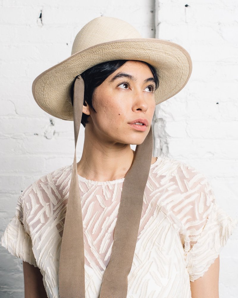 Brookes Boswell Gobo Panama Straw Hat Natural Garmentory