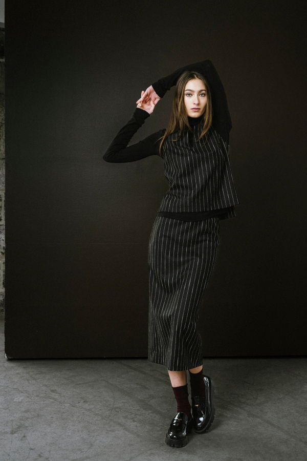 BODYBAG by Jude Regent Top - Pinstripe