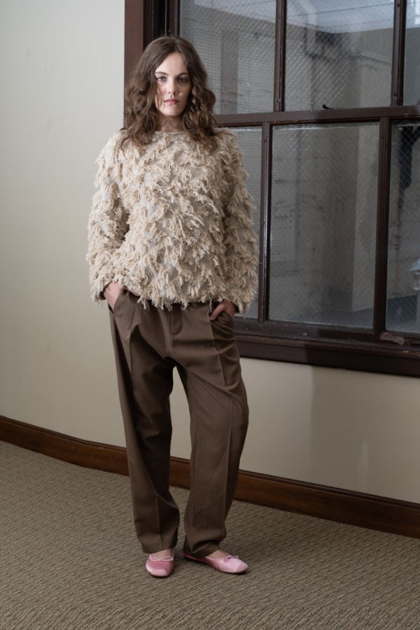 Lauren Manoogian Tufted Pullover Sweater