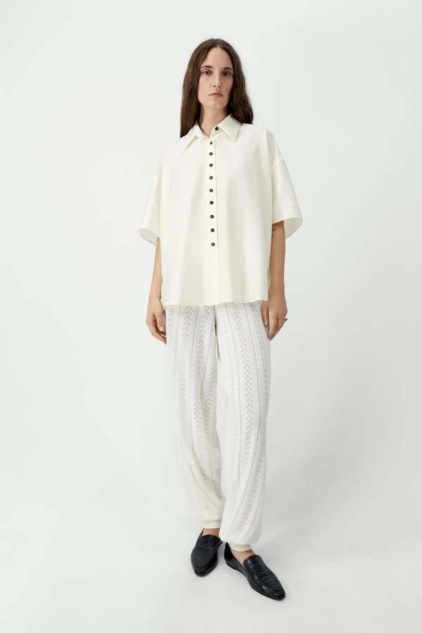 Cordera Lace Knit Pants Garza | Garmentory