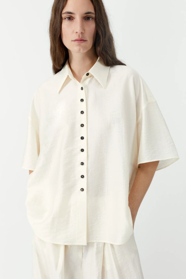 Cordera Short Sleeve Shirt - Ivory