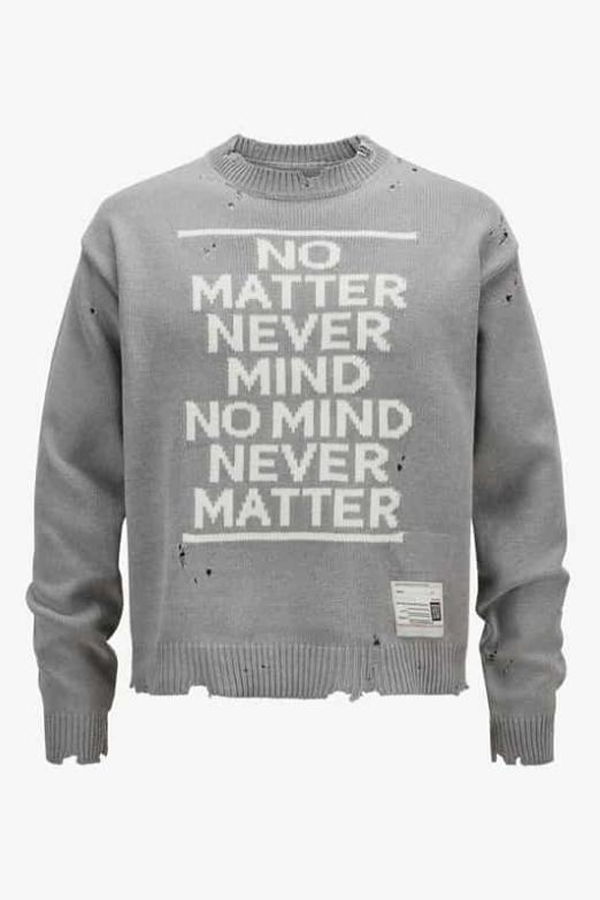 Mihara Yasuhiro Sweater - Gray