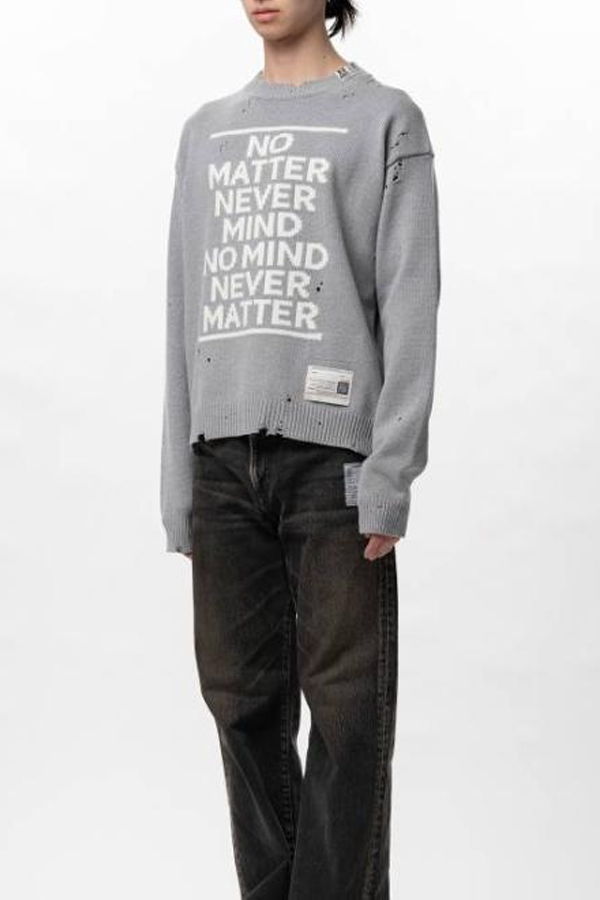 Mihara Yasuhiro Sweater - Gray