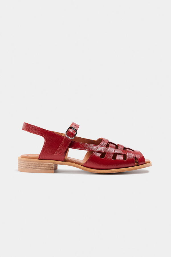 Naguisa Manto Charol Sandals
