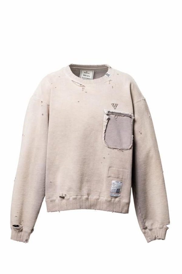 Mihara Yasuhiro Long Sleeve T-Shirt - Beige