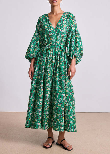 Donni. Linen Spaghetti Dress - Jet | Garmentory