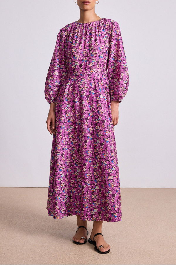 Apiece Apart Isa Dress Florette Peony