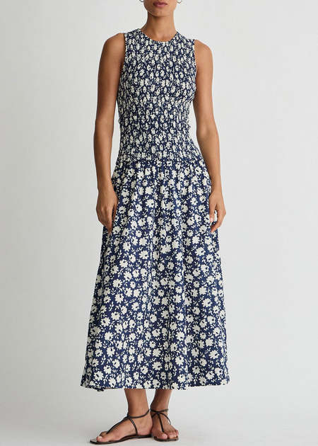 chinese dress ladies Keira Yellow Pin Dot Print Dress main image 0