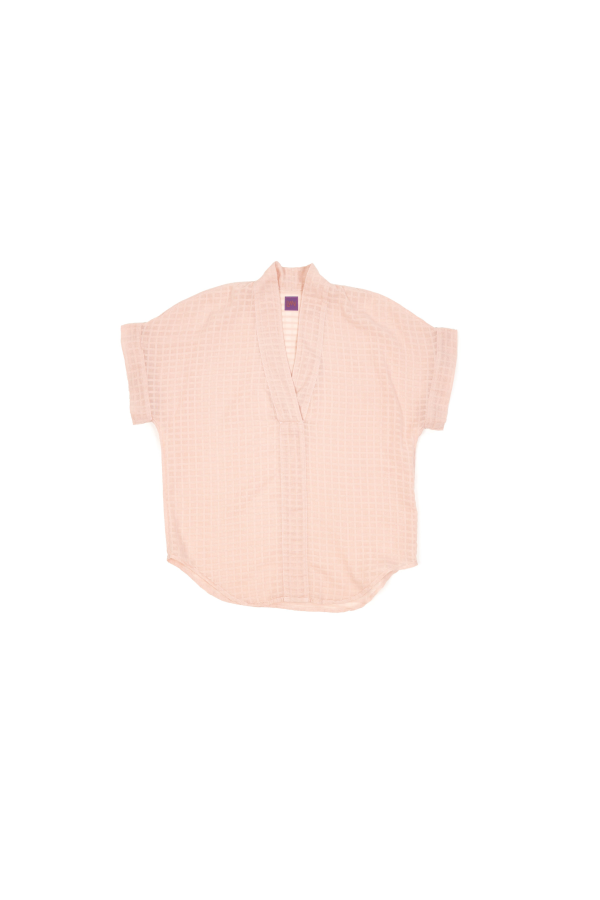 LWN Calla Top Grid Voile