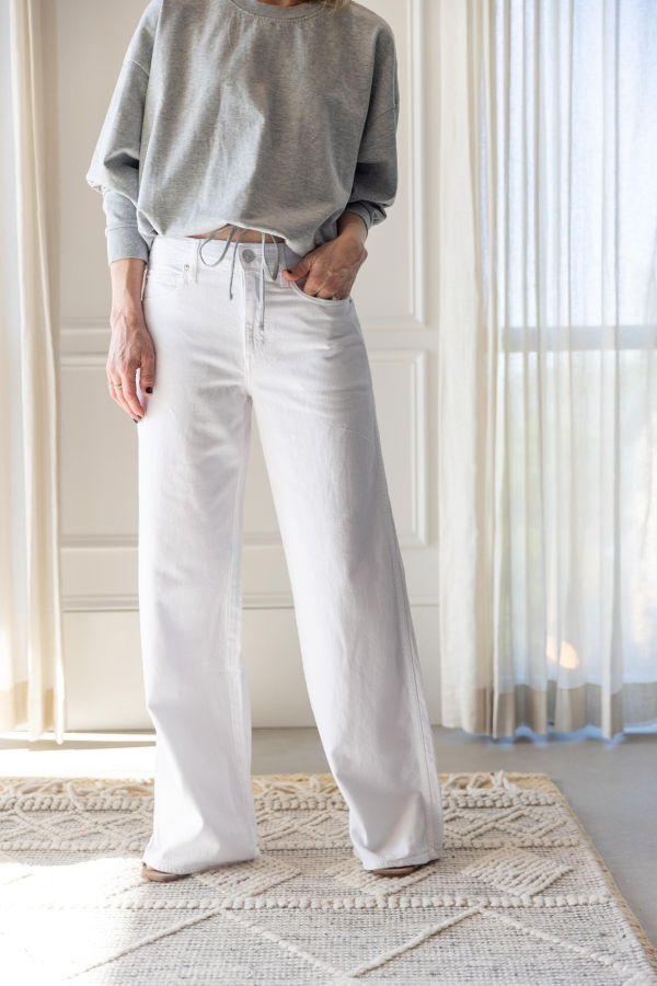amo denim Regina Mid Rise Wide Leg Jeans