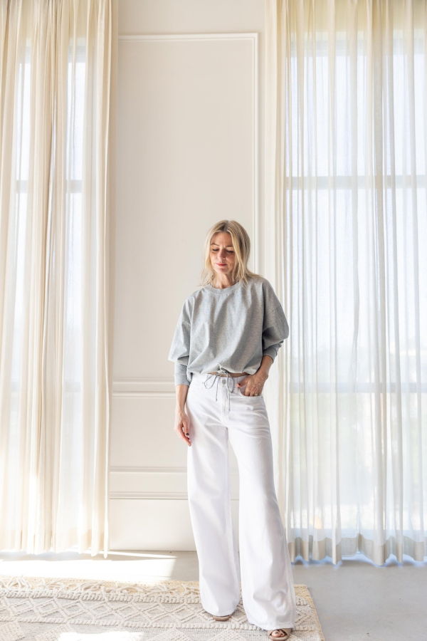amo denim Regina Mid Rise Wide Leg Jeans