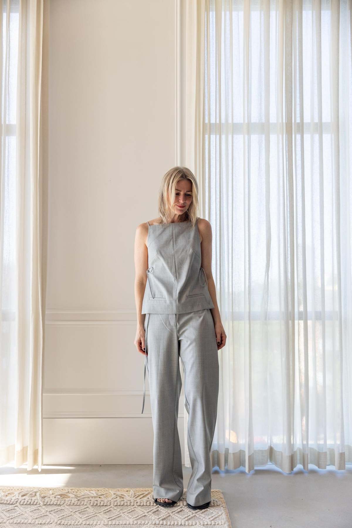 St. Agni Square Side Tie Top - Image 2 of 8