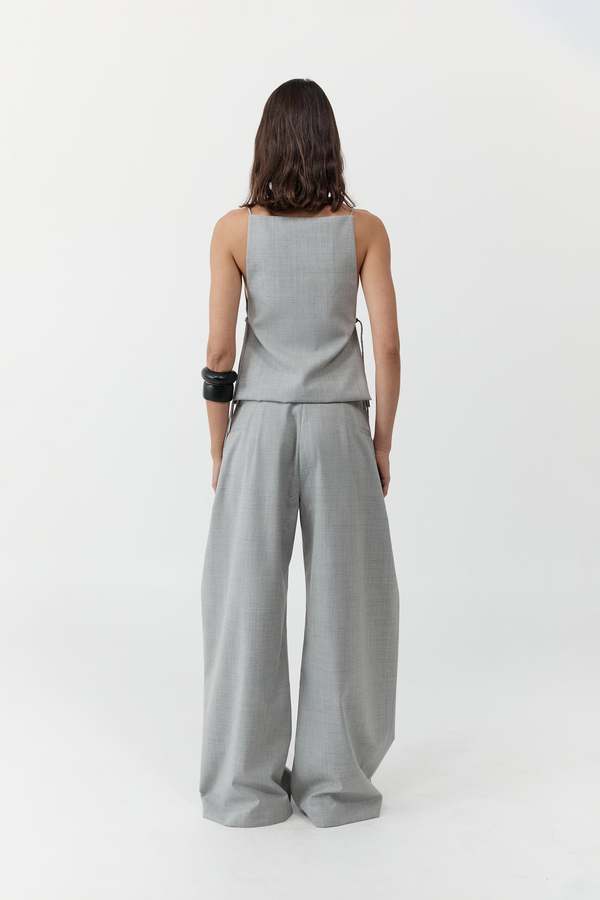 St. Agni Square Side Tie Top
