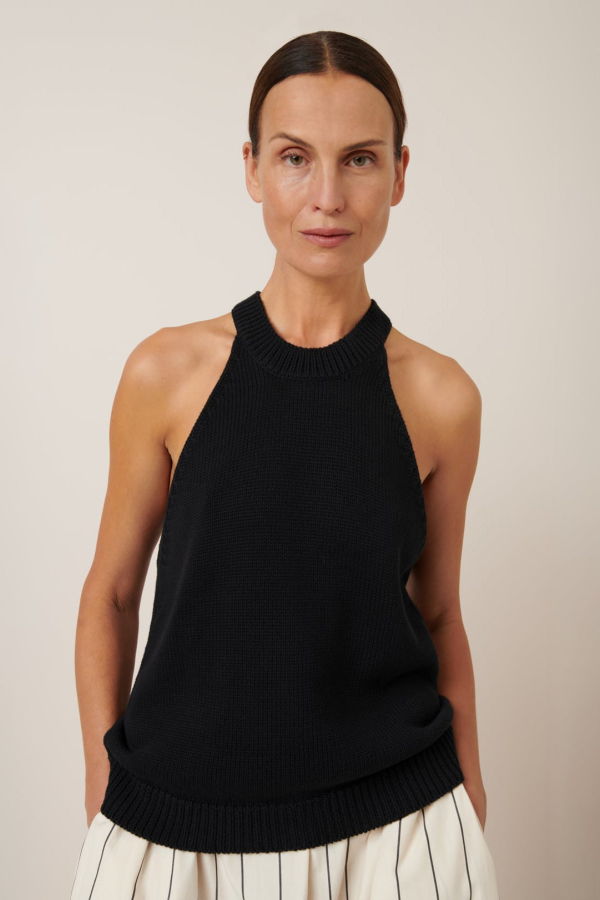 Kowtow Ebony Singlet - Black