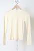 Donni. The Pointelle Long Sleeve Tee - Thumbnail 1