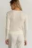 Donni. The Pointelle Long Sleeve Tee - Thumbnail 4