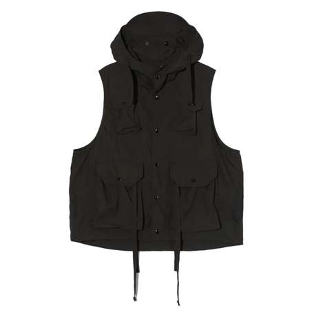 engineered garments shoulder vest ブラック Engineered Garments - Shoulder Vest | HBX