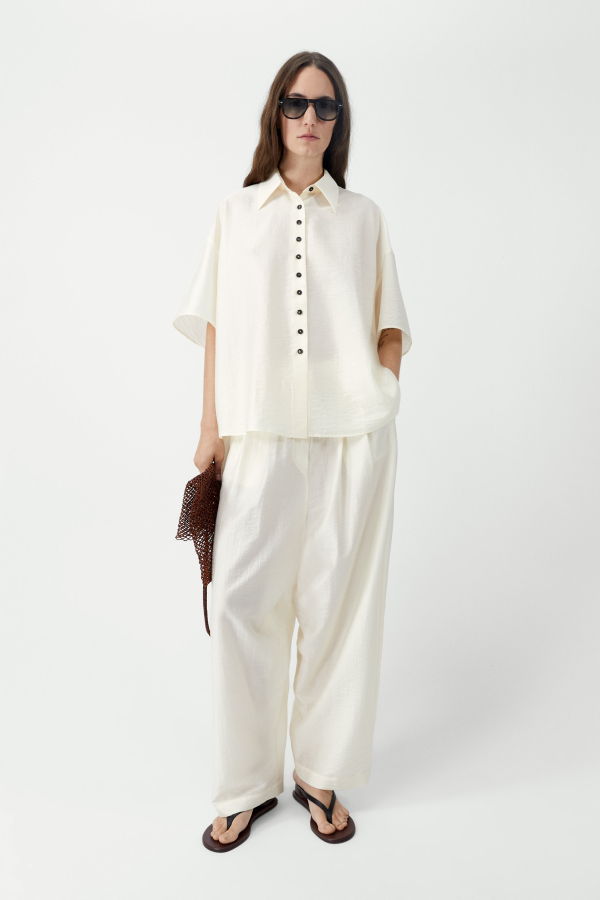 Cordera Short Sleeve Shirt - Marfil