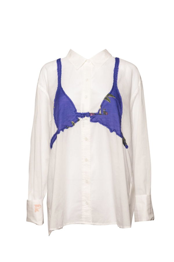 Coniglio Palm Beach Business Casual Button Down Top