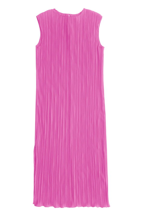Ali Golden Pleated Tank Dress
