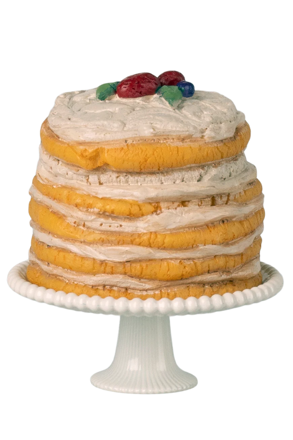 KIDS Maileg Party Cake & Cake Stand, Mouse Set