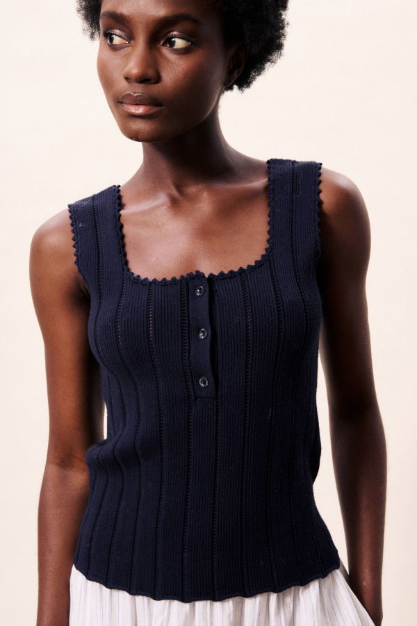 FRNCH Dundee Top - Blue Marine