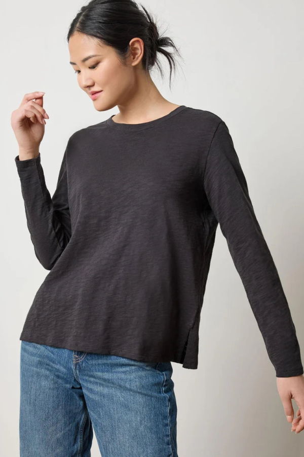 Lilla P. Long Sleeve Boyfriend Tee