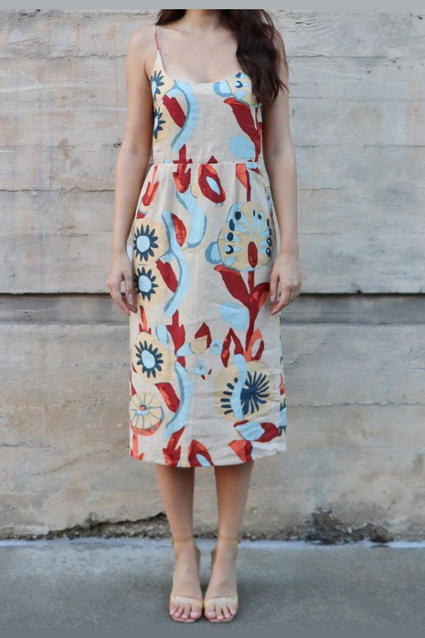Bel Kazan Margaux Dress - Cream Velora