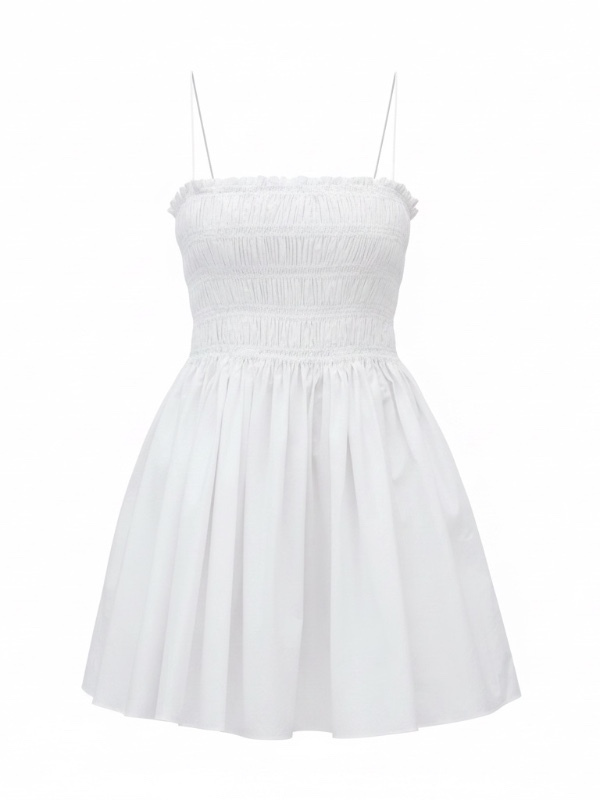 Matteau Shirred Bodice Mini Dress
