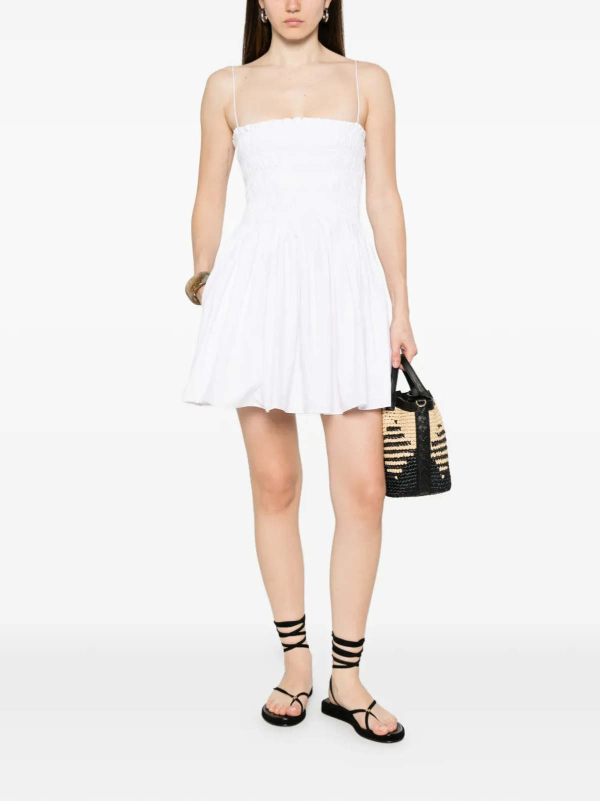 Matteau Shirred Bodice Mini Dress - Image 2 of 5