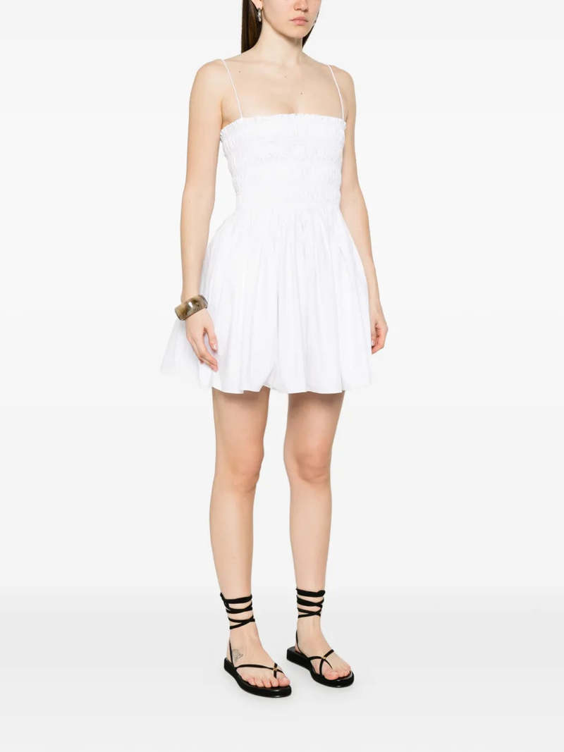 Matteau Shirred Bodice Mini Dress