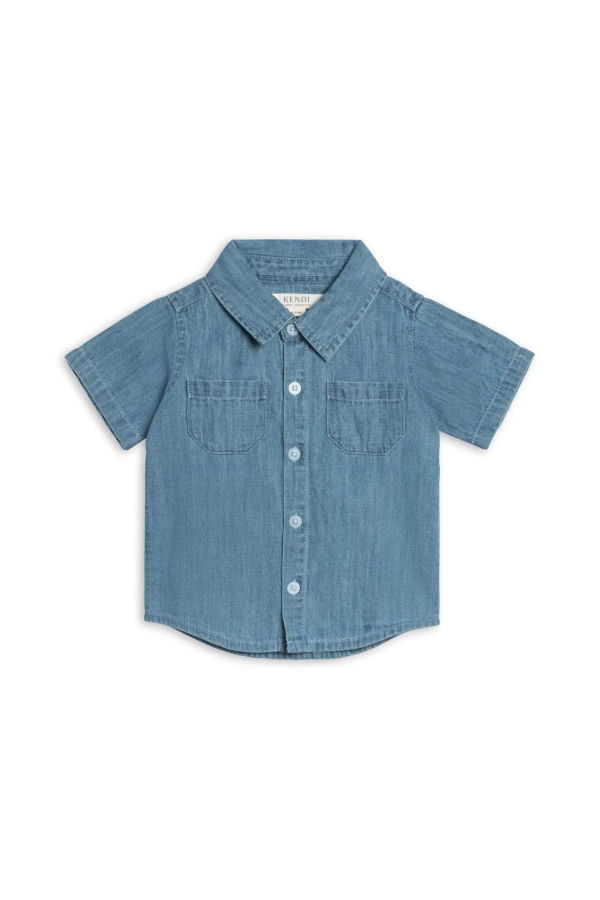KIDS Colored Organics Graham Chambray Button Down Shirt