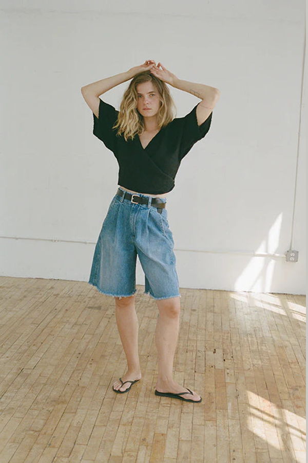 Shaina Mote Emil Short - Vintage Indigo
