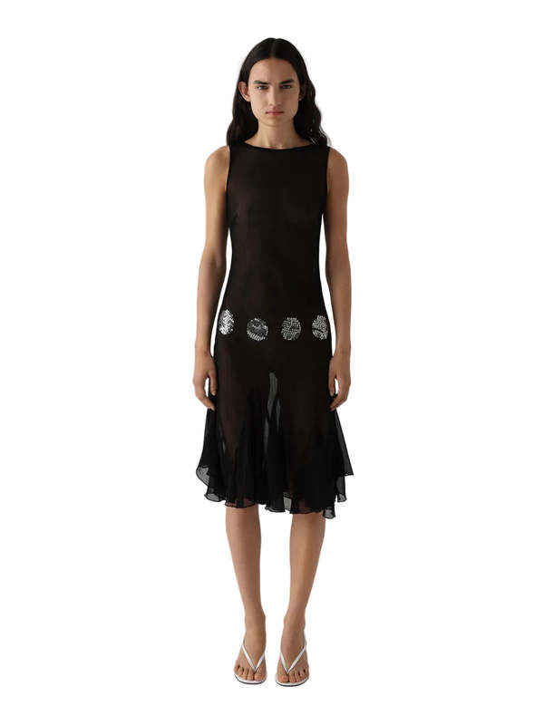 Gimaguas Leona Midi Dress - Black | Garmentory Gimaguas Leona Midi Dress - Black | Garmentory