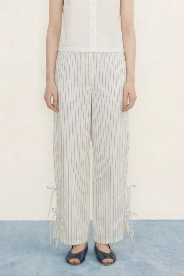 TINY BIG SISTER Striped Elasticated Pants