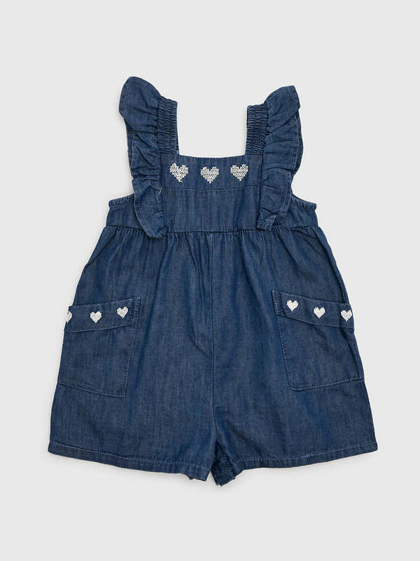 KIDS Colored Organics Mayoral Embroidered Romper