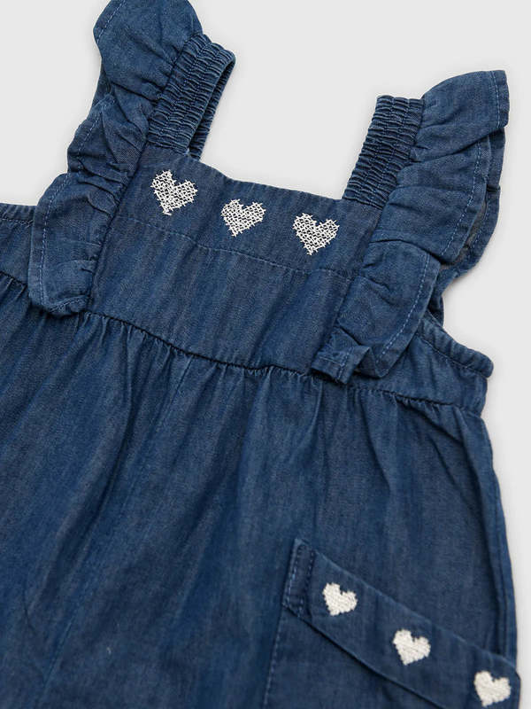 KIDS Colored Organics Mayoral Embroidered Romper